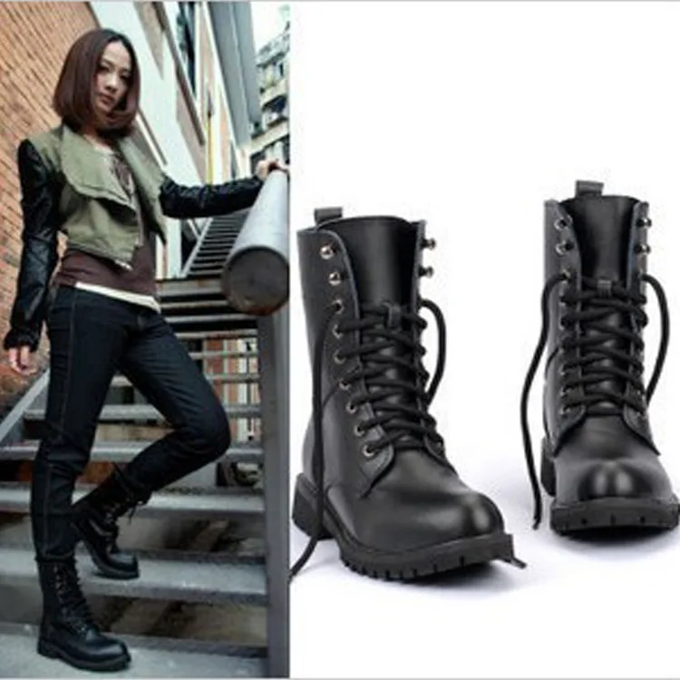 Spring and autumn women's plus size martin boots ladies women fashion vintage motorcycle boots knee-high snow boots
Spring and autumn women's plus size martin boots ladies women fashion vintage motorcycle boots knee-high snow boots