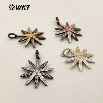 JF252 WKT Flower Shape Pendant With Exquisite Cubic Zircon Micro Pave Pendant For Fashion Jewelry Design Micro Pave Pendant
JF252 WKT Flower Shape Pendant With Exquisite Cubic Zircon Micro Pave Pendant For Fashion Jewelry Design Micro Pave Pendant