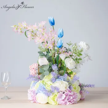 Luxury Wedding decoration window display artificial flower ball table main table flores party arrangement photo props hotel DIY
Luxury Wedding decoration window display artificial flower ball table main table flores party arrangement photo props hotel DIY