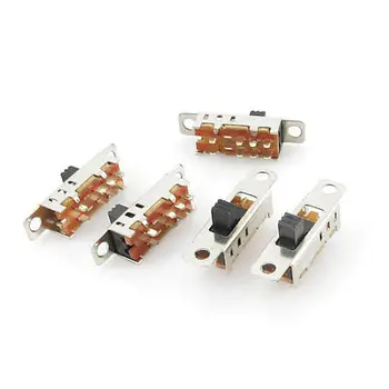 100 Pcs x 6mm High Knob 8 Pin 3 Position 2P3T DP3T Panel Slide Switch 0.5A 50V DC Model SS23E04-G6
100 Pcs x 6mm High Knob 8 Pin 3 Position 2P3T DP3T Panel Slide Switch 0.5A 50V DC Model SS23E04-G6
