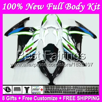 White black Fairing+Injection For KAWASAKI NINJA 300R 300 EX300R B11 ZX300R EX300 13 14 15 2013 2014 2015 +Decal white green
White black Fairing+Injection For KAWASAKI NINJA 300R 300 EX300R B11 ZX300R EX300 13 14 15 2013 2014 2015 +Decal white green