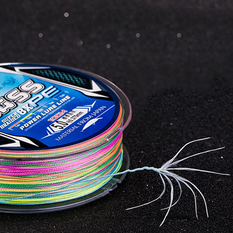 8 Strands PE Braided fishing line 100m Multicolored One meter per color Super Strong Japan Multifilament PE braid line
8 Strands PE Braided fishing line 100m Multicolored One meter per color Super Strong Japan Multifilament PE braid line