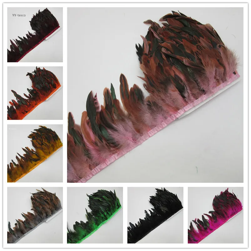 YY-tesco 1 Yards Quality Chicken Rooster Tail Feather Trims Ribbons 13-18CM Strip for Dress Skirt Party Clothing Craft Making
YY-tesco 1 Yards Quality Chicken Rooster Tail Feather Trims Ribbons 13-18CM Strip for Dress Skirt Party Clothing Craft Making