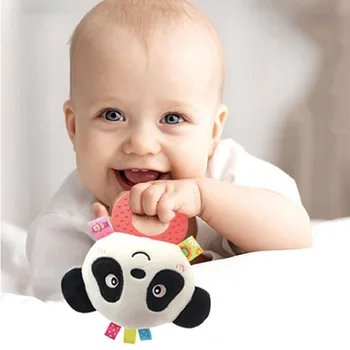 Baby Plush Toys Cartoon Animals Hand Bell with Teether Early Education Toys for Infant S7JN
Baby Plush Toys Cartoon Animals Hand Bell with Teether Early Education Toys for Infant S7JN
