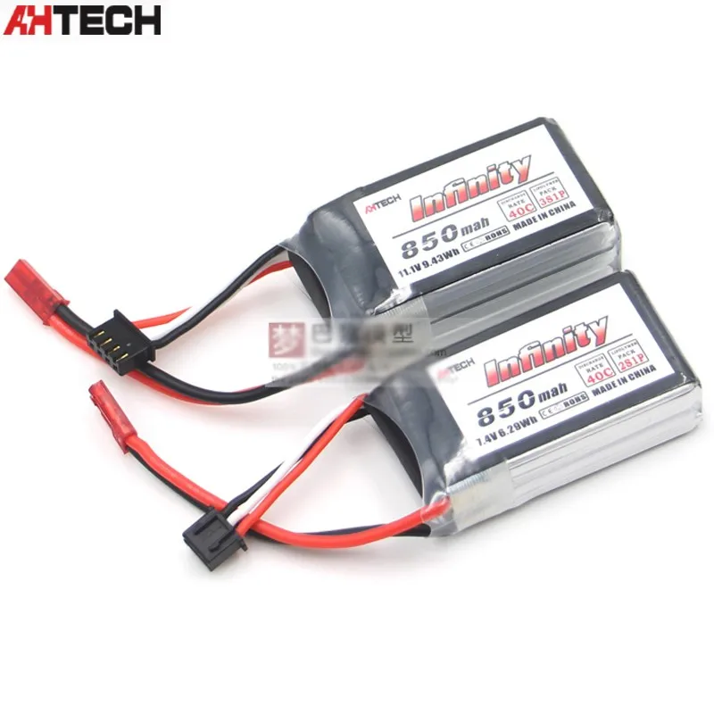 1pcs Infinity 2S 3S 7.4V /11.1V 850mAh 40C Graphene LiPo Battery W/ JST For RC Drone FPV Racing Multi Rotor Parts
1pcs Infinity 2S 3S 7.4V /11.1V 850mAh 40C Graphene LiPo Battery W/ JST For RC Drone FPV Racing Multi Rotor Parts