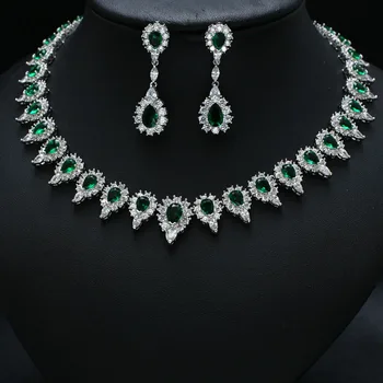 Green clor with white gold-color AAA Clear Cubic Zircon Jewelry Sets ,Earrings /Necklace,Promotion,Nickel Free, Factory price
Green clor with white gold-color AAA Clear Cubic Zircon Jewelry Sets ,Earrings /Necklace,Promotion,Nickel Free, Factory price