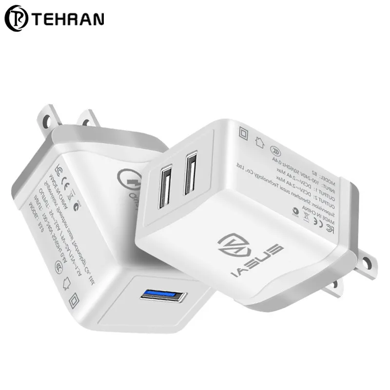 Universal Double USB Fast Charge Mobile Phone Charger EU Plug For iPhone iPad Fast Wall Charger for Samsung Xiaomi Huawei
Universal Double USB Fast Charge Mobile Phone Charger EU Plug For iPhone iPad Fast Wall Charger for Samsung Xiaomi Huawei