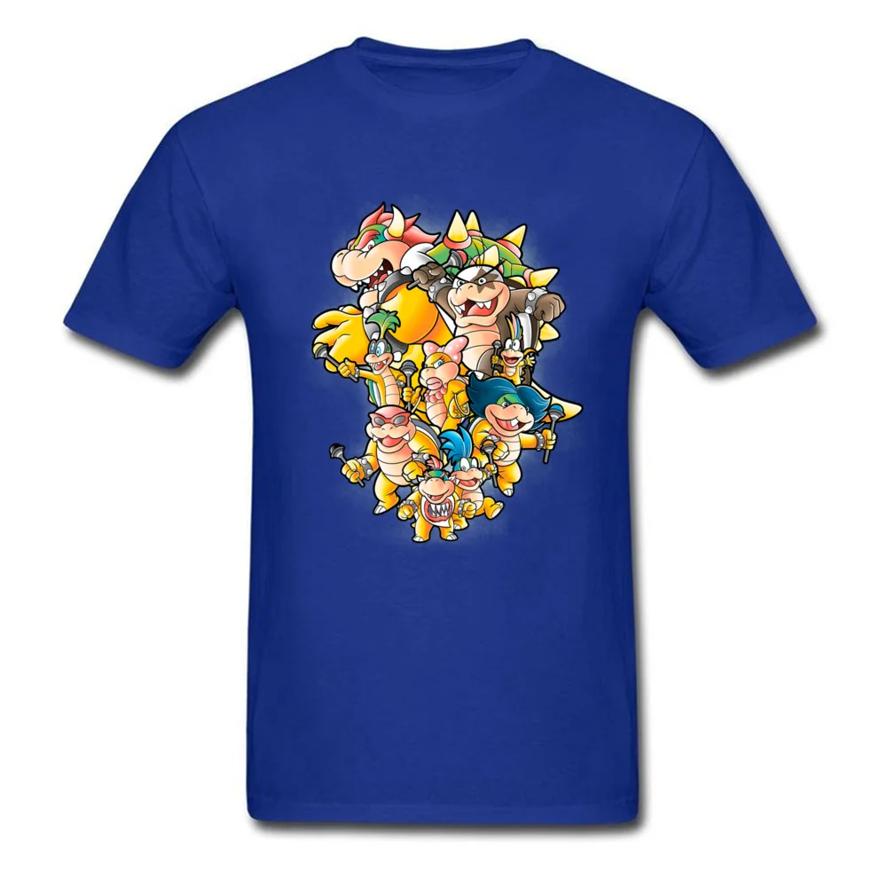 demon king family 9798 100% Cotton Gift Tops Shirt Hip Hop Short Sleeve Men Top T-shirts Party Summer Tee Shirt O-Neck demon king family 9798 blue