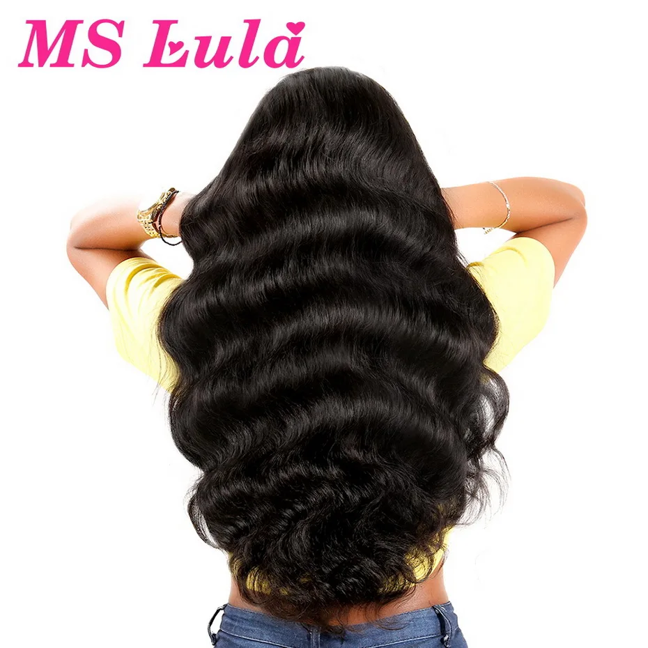 MS Lula Body Wave 360 Lace Frontal Human Hair Wigs Brazilian Lace Wig Pre Plucked With Baby Hair Natural Hairline Remy Hair Wigs
MS Lula Body Wave 360 Lace Frontal Human Hair Wigs Brazilian Lace Wig Pre Plucked With Baby Hair Natural Hairline Remy Hair Wigs