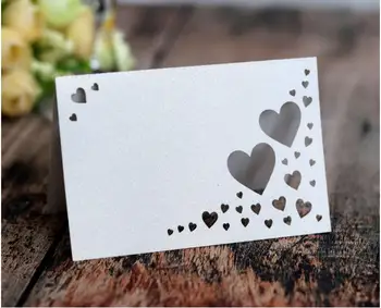 100PCS/LOT Romantic Love Heart Laser Cut High Quality Table Name Card Wedding Birthday Christmas Party Decoration
100PCS/LOT Romantic Love Heart Laser Cut High Quality Table Name Card Wedding Birthday Christmas Party Decoration
