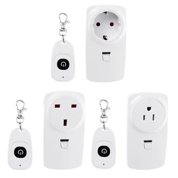 OOTDTY New Arrival 433Mhz 315MHz Remote Control Power Socket Smart Home Wireless Plug US/EU/UK White 2018
OOTDTY New Arrival 433Mhz 315MHz Remote Control Power Socket Smart Home Wireless Plug US/EU/UK White 2018
