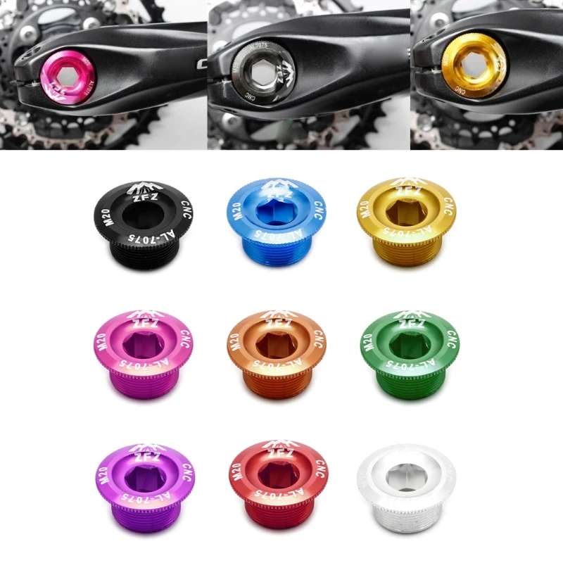 Crank Cover Screw Cap M20 MTB Crankset Crank Cover Aluminum BMX Road Bike Fitting
Crank Cover Screw Cap M20 MTB Crankset Crank Cover Aluminum BMX Road Bike Fitting