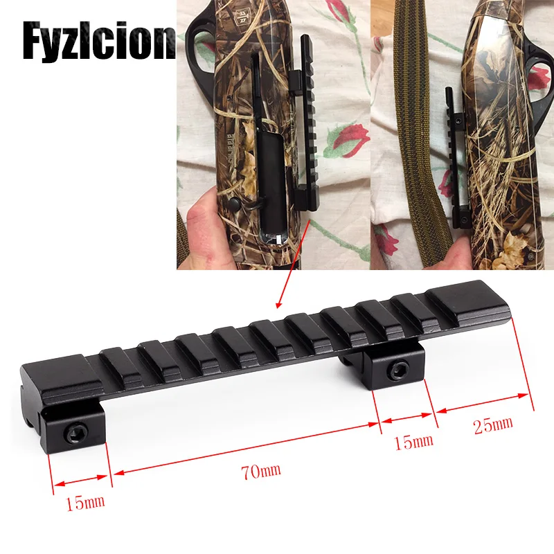 Hunting Rifle 11mm to 20mm Picatinny Adapter Carril Weaver Rail with 10 Slots 124mm Length for Air Gun Scope Mount
Hunting Rifle 11mm to 20mm Picatinny Adapter Carril Weaver Rail with 10 Slots 124mm Length for Air Gun Scope Mount