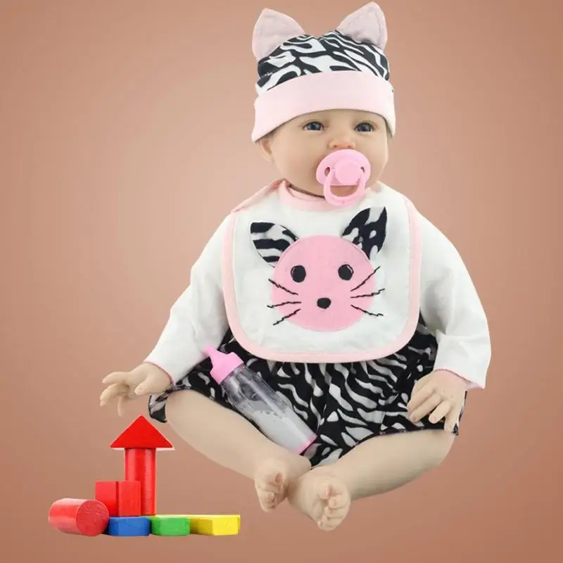 NPK 55cm Silicone Reborn Baby Emulated Doll Kids Playmate Children Gift newborn baby girl silicone reborn dolls
NPK 55cm Silicone Reborn Baby Emulated Doll Kids Playmate Children Gift newborn baby girl silicone reborn dolls