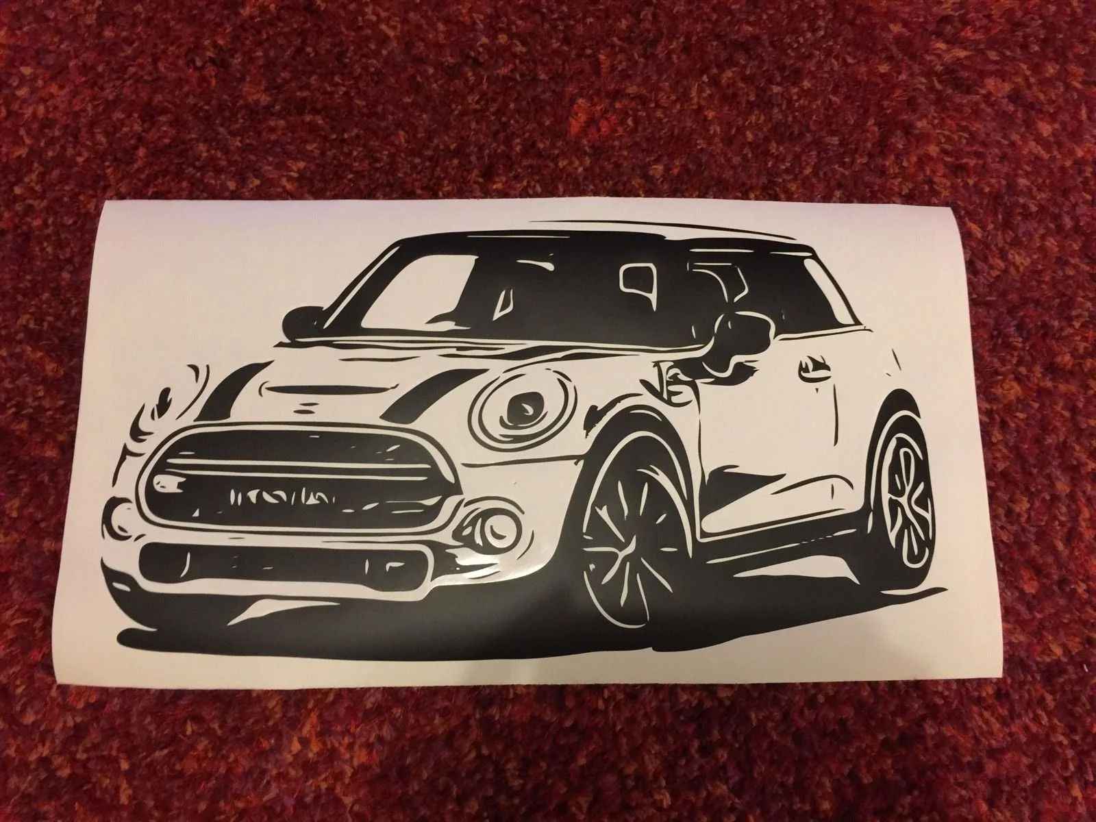 Для Mini Cooper BMW массивная эпопеческая настенная виниловая наклейка различных