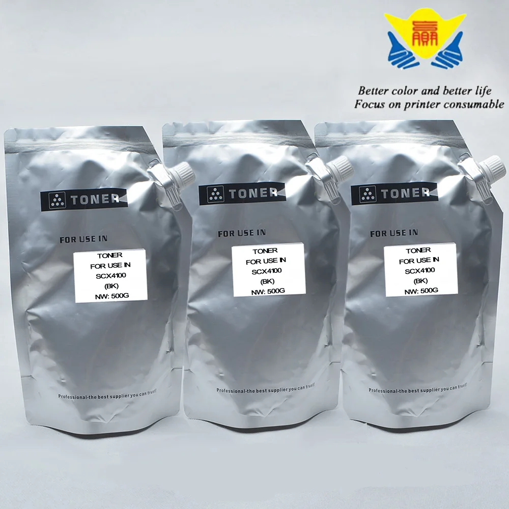 JIANYINGCHEN compatible black refill Toner Powder universal For SAMSUNG SCX4100 (3pieces/lot) 500G per bag
JIANYINGCHEN compatible black refill Toner Powder universal For SAMSUNG SCX4100 (3pieces/lot) 500G per bag