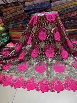 New Nigerian Lace Fabric 2019 High Quality Lace 3D Embroidered French Fuchsia Tulle Lace Hot Sale French African Lace Fabric T7
New Nigerian Lace Fabric 2019 High Quality Lace 3D Embroidered French Fuchsia Tulle Lace Hot Sale French African Lace Fabric T7