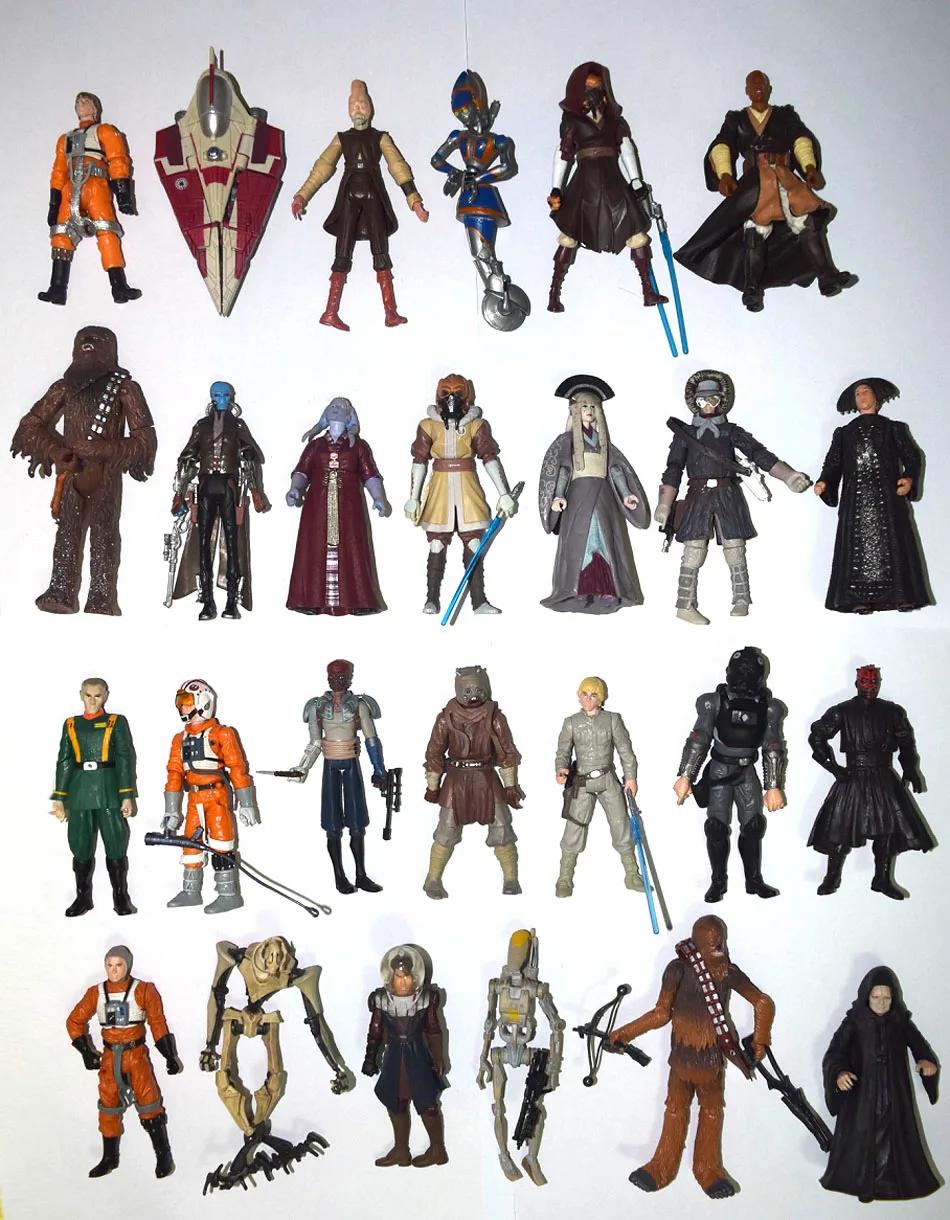 Lot of 10 Random Sent Star War Sith Jedi Trooper C-3PO Obiwan 3.75" Loose Action Figure
Lot of 10 Random Sent Star War Sith Jedi Trooper C-3PO Obiwan 3.75" Loose Action Figure
