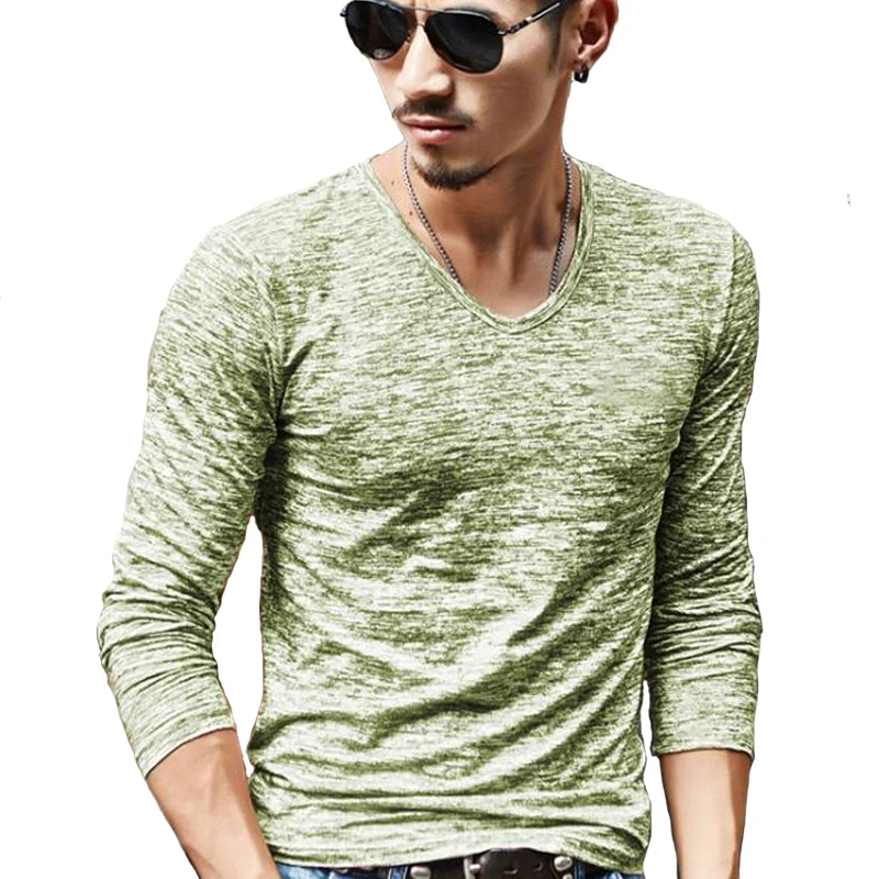 Men's long-sleeved t-shirt retro cotton top men solid color camouflage trend elasticity casual fitness tshirt t shirt clothes
Men's long-sleeved t-shirt retro cotton top men solid color camouflage trend elasticity casual fitness tshirt t shirt clothes