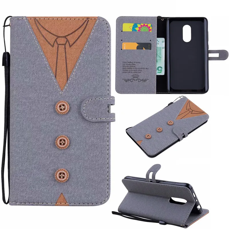 For Coque Xiaomi Redmi 5 Case Cover Luxury Flip Canvas Leather Soft TPU Wallet Phone Cases For Fundas Xiaomi Redmi 5 Plus With lanyard case4