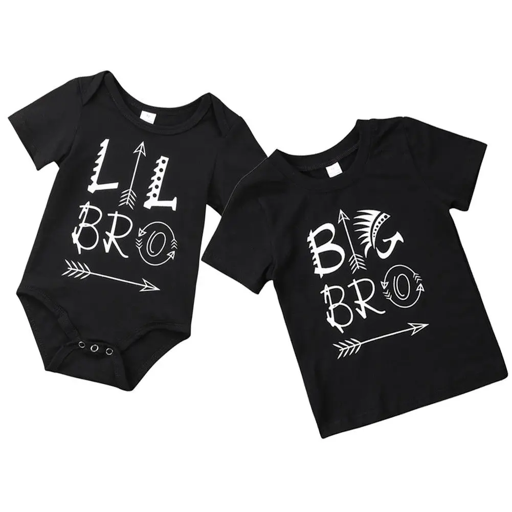 Emmababy Fashion Cool Boy Clothes Little Big Brother Baby Boy Romper T-shirt Tops Family Matching Outfits
Emmababy Fashion Cool Boy Clothes Little Big Brother Baby Boy Romper T-shirt Tops Family Matching Outfits