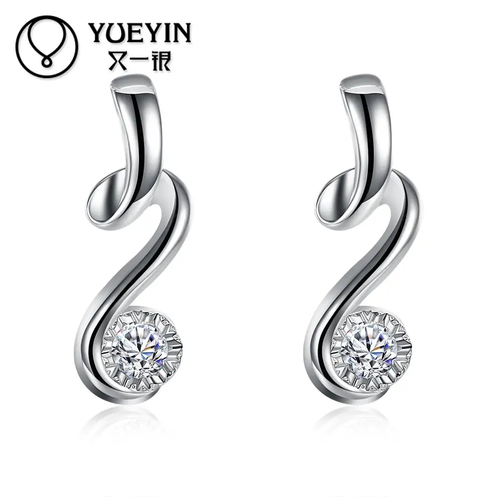 New Arrival Women's silver plated earrings Romantic jewelry long earrings for female Nickle Free Antiallergic orecchini
New Arrival Women's silver plated earrings Romantic jewelry long earrings for female Nickle Free Antiallergic orecchini