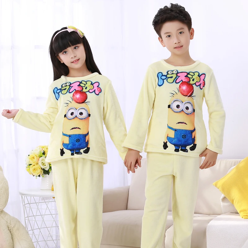 Autumn Winter Children Pajamas Warm Flannel Sleepwear Girls Loungewear cartoon Coral Fleece Kids nightgown Homewear Boys Pyjama
Autumn Winter Children Pajamas Warm Flannel Sleepwear Girls Loungewear cartoon Coral Fleece Kids nightgown Homewear Boys Pyjama