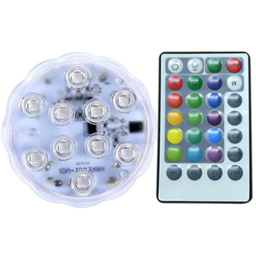 

10pc LED Coral Grow Light High Power Fish Tank Lamp LED Bulbs RGB Remote Controll Led Aquarium Lights 4W SMD3528