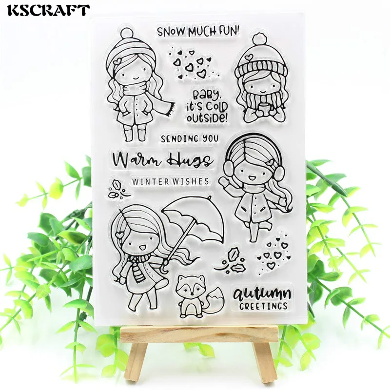 KSCRAFT Winter Wishes Transparent Clear Silicone Stamps for DIY Scrapbooking/Card Making/Kids Fun Decoration Supplies 136
KSCRAFT Winter Wishes Transparent Clear Silicone Stamps for DIY Scrapbooking/Card Making/Kids Fun Decoration Supplies 136