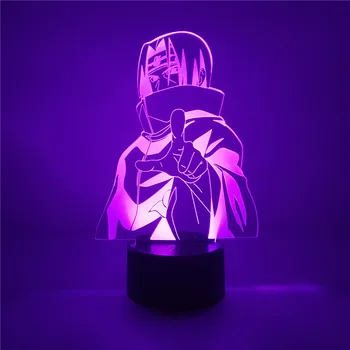 Anime Figure Uchiha Itachi Naruto Figure LED 3D Night Light 7Color Acrylic Naruto Figuras Led Desk Lamp Home Decor Kids Gift
Anime Figure Uchiha Itachi Naruto Figure LED 3D Night Light 7Color Acrylic Naruto Figuras Led Desk Lamp Home Decor Kids Gift