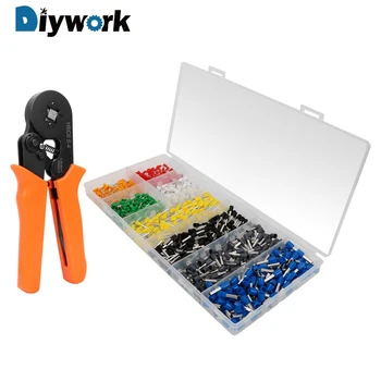 DIYWORK 800 Pcs Connector Terminal Multi Hand Tools Hand Crimping Tools Crimp Terminal Crimping Pliers Self-Adjustable
DIYWORK 800 Pcs Connector Terminal Multi Hand Tools Hand Crimping Tools Crimp Terminal Crimping Pliers Self-Adjustable