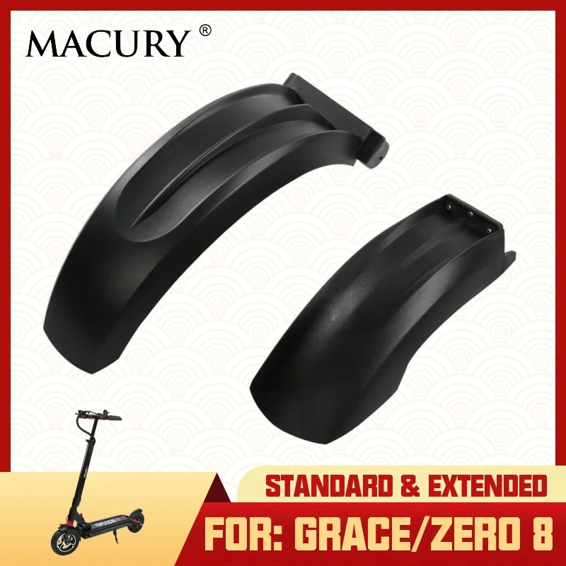 Standard & Extended Rear Fender Front Mudguard for Grace 8 Zero 8 Zero8 T8 Electric Scooter Wheel Cover Macury Spare Parts
Standard & Extended Rear Fender Front Mudguard for Grace 8 Zero 8 Zero8 T8 Electric Scooter Wheel Cover Macury Spare Parts