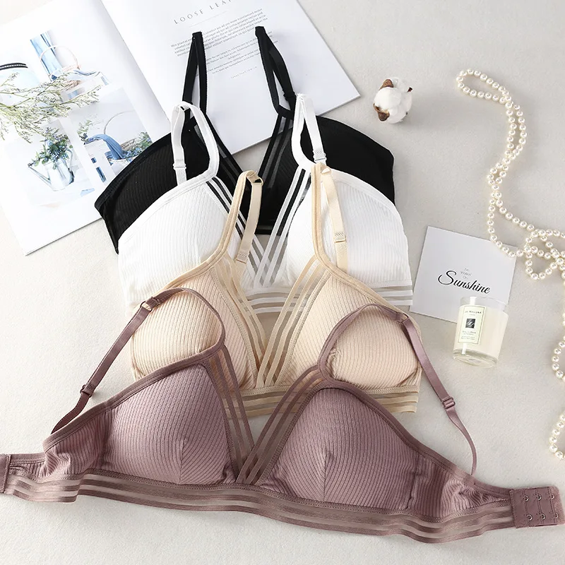 Solid Color Thread Cotton Side Milk Gathered Bra Underwear Women's Row Buckle Adjustable Girl Wrapped Chest Tube Top Summer
Solid Color Thread Cotton Side Milk Gathered Bra Underwear Women's Row Buckle Adjustable Girl Wrapped Chest Tube Top Summer