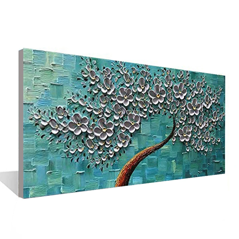 Blue Fortune Tree 100% Hand Painted Canvas Painting Large Interior Painting Living Room Restaurant Office Mural
Blue Fortune Tree 100% Hand Painted Canvas Painting Large Interior Painting Living Room Restaurant Office Mural