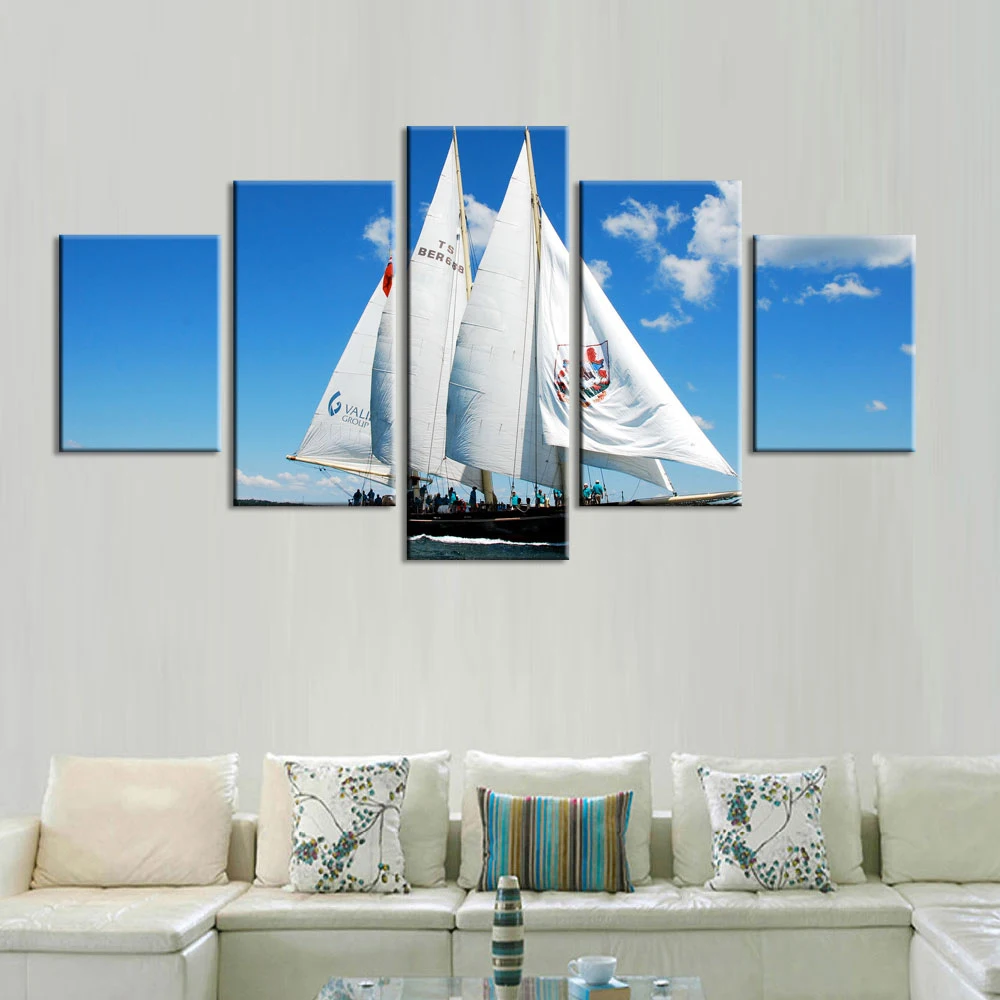 Wall Art Canvas Painting HD Prints Home Decor Sailing 5 Pieces Sea Modular Landscape Pictures Bedside Background Artwork Poster
Wall Art Canvas Painting HD Prints Home Decor Sailing 5 Pieces Sea Modular Landscape Pictures Bedside Background Artwork Poster