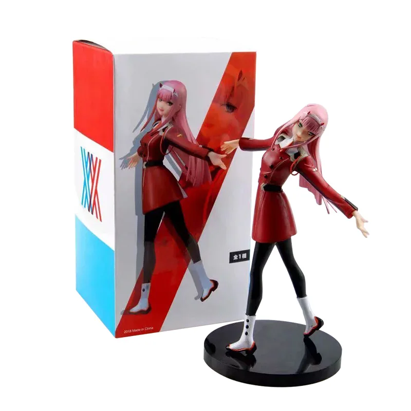 

Janpanese Anime DARLING in the FRANXX Figure Zero Two 02 PVC Action Figurals Collectible Model Toys Gift 21cm