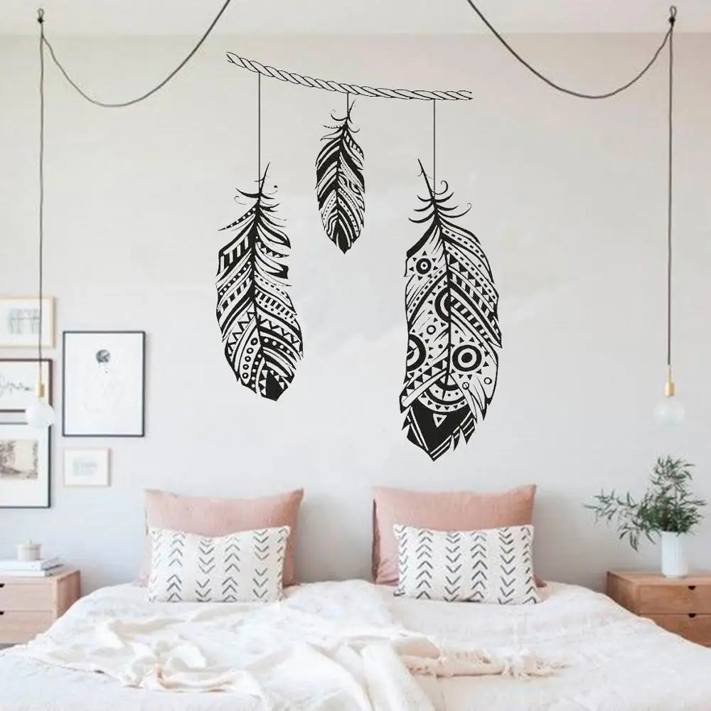 Dream Catcher Wall stickers for bedroom Boho Bohemian home Decor Mandala wall decals Boho decor Nursery vinyl wall decal G45
Dream Catcher Wall stickers for bedroom Boho Bohemian home Decor Mandala wall decals Boho decor Nursery vinyl wall decal G45