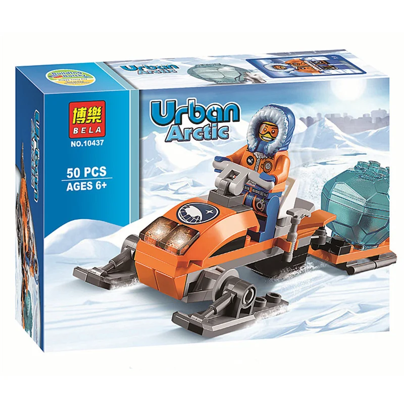 50pcs Arctic Snowmobile Set Building Bricks Blocks Toy Gift Ice City 60032 Compatible With Lego
50pcs Arctic Snowmobile Set Building Bricks Blocks Toy Gift Ice City 60032 Compatible With Lego
