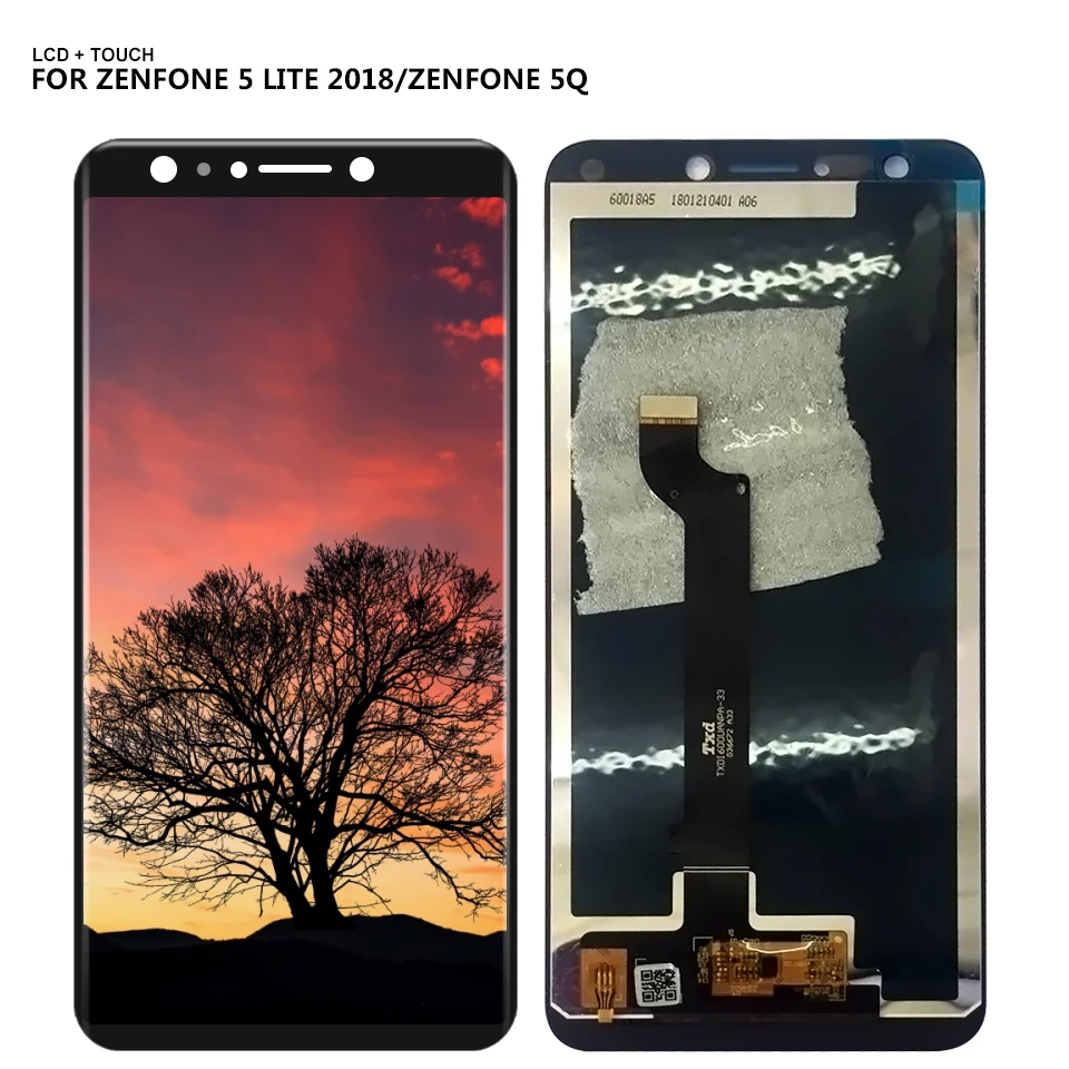 For 6.0" ASUS ZenFone 5 Lite 2018 LCD Display Digitizer Touch Panel Screen Assembly For Zenfone 5Q ZC600KL X017DA S630 LCD
For 6.0" ASUS ZenFone 5 Lite 2018 LCD Display Digitizer Touch Panel Screen Assembly For Zenfone 5Q ZC600KL X017DA S630 LCD