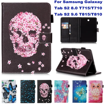 Stand Wallet Card Slot Case For Samsung Galaxy Tab S2 8.0 T715 T710 9.6 T815 T810 Case Funda Tablet Fashion Pattern Skull Shell
Stand Wallet Card Slot Case For Samsung Galaxy Tab S2 8.0 T715 T710 9.6 T815 T810 Case Funda Tablet Fashion Pattern Skull Shell
