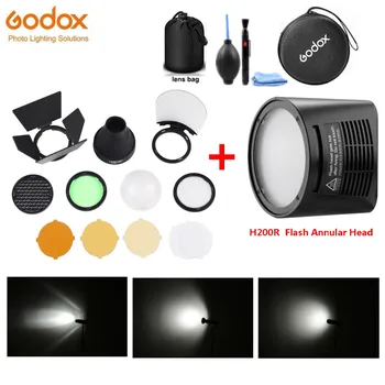Godox H200R Flash Annular Head Separation Portable Extension with Spiral Flash for Godox AD200 Flash + Godox AK-R1 Accessories
Godox H200R Flash Annular Head Separation Portable Extension with Spiral Flash for Godox AD200 Flash + Godox AK-R1 Accessories