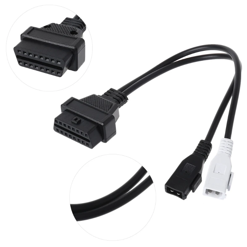 New 1 Pc 2X2 16 Pin Female OBD2 Diagnostic Connector VAG Adapter Cable For Volkswagen Audi Skoda
New 1 Pc 2X2 16 Pin Female OBD2 Diagnostic Connector VAG Adapter Cable For Volkswagen Audi Skoda