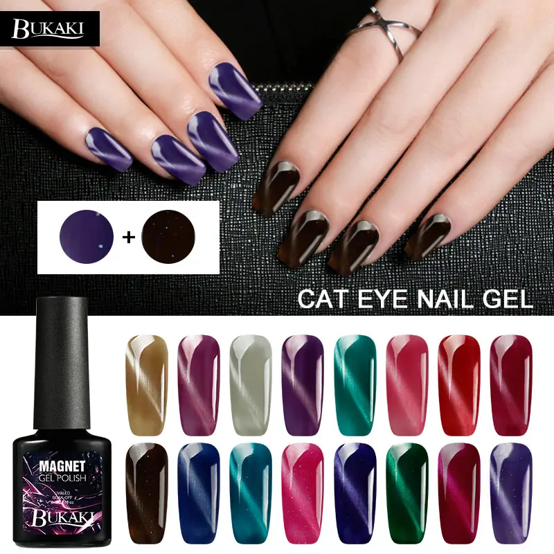 BUKAKI 28 Colors Cat Eye Nail Gel Polish UV Gel Lacquer Nail Art Hybrid Varnishes Magnetic Nail Glue French Manicure Gel
BUKAKI 28 Colors Cat Eye Nail Gel Polish UV Gel Lacquer Nail Art Hybrid Varnishes Magnetic Nail Glue French Manicure Gel