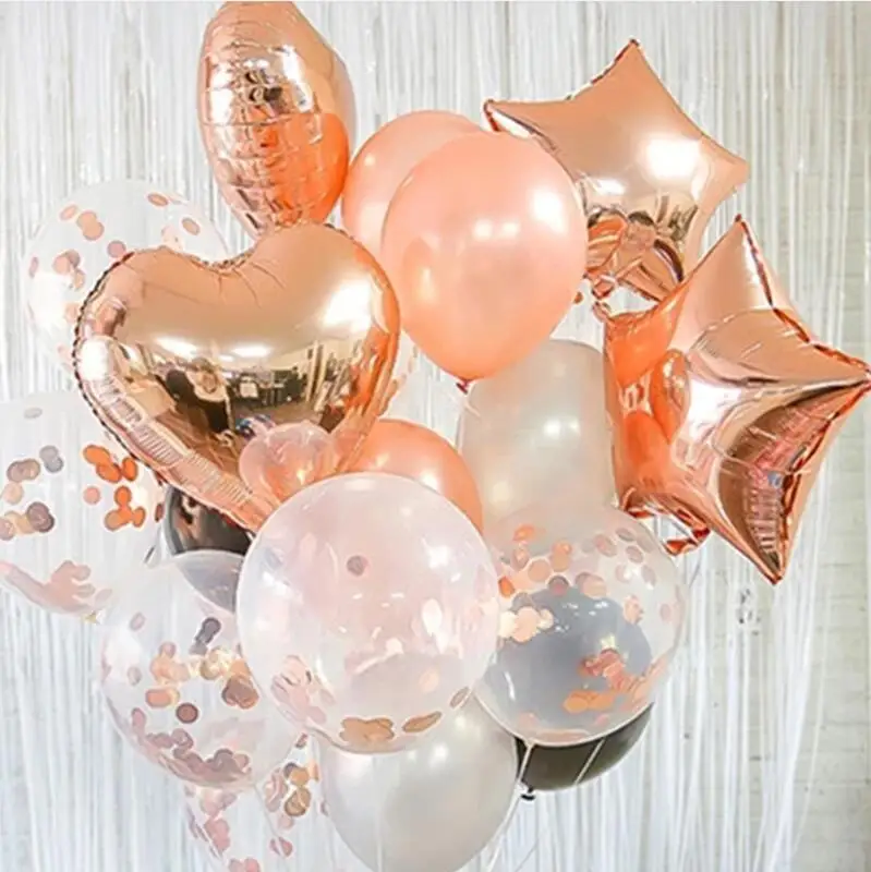Rose Gold Birthday Balloons Champagne Foil Star Confetti Balloon Birthday Party Decoration Adult Anniversary Wedding Party Decor
Rose Gold Birthday Balloons Champagne Foil Star Confetti Balloon Birthday Party Decoration Adult Anniversary Wedding Party Decor