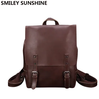 High Quality pu Leather Men Backpack Rucksack Casual Daypacks For College Big Capacity Trendy School Backpack Male Travel Bag
High Quality pu Leather Men Backpack Rucksack Casual Daypacks For College Big Capacity Trendy School Backpack Male Travel Bag