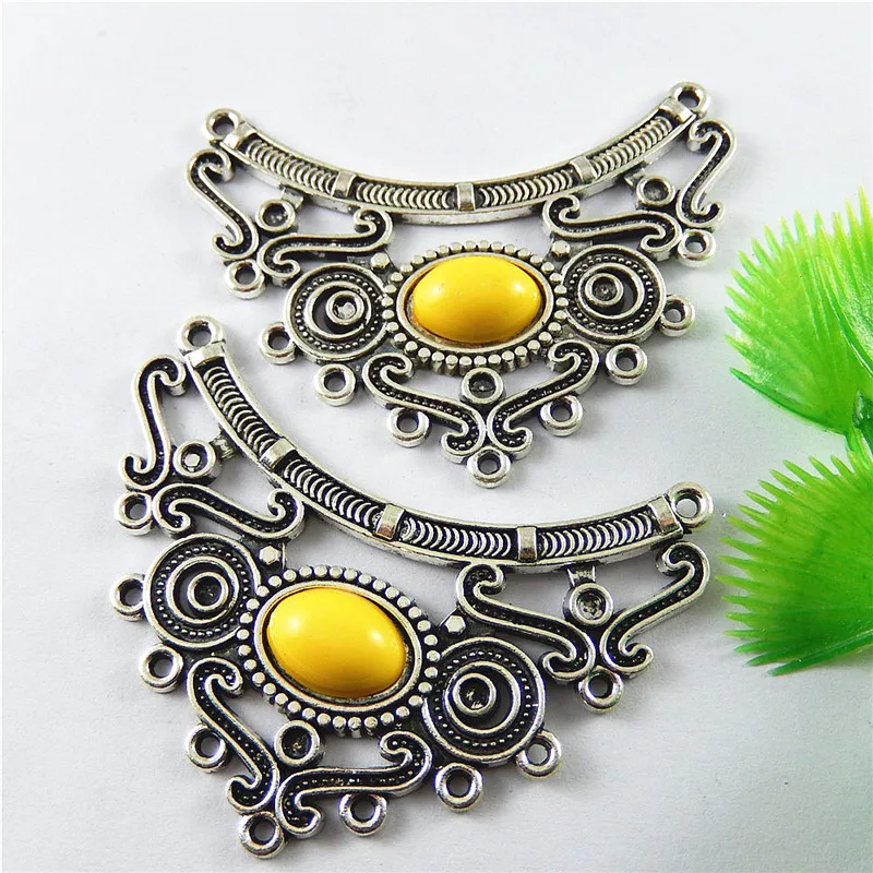 (5piece)Women Bohemia Style Necklace Pendant Alloy Bracelet Charms Connector 64*49*mm Design Jewelry Accessories Crafts 52259
(5piece)Women Bohemia Style Necklace Pendant Alloy Bracelet Charms Connector 64*49*mm Design Jewelry Accessories Crafts 52259