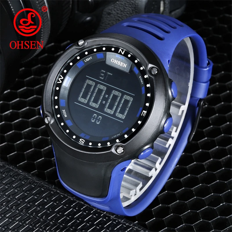 OHSEN Relogio Masculino Men's Sport Watch Vintage Multi Function Male Military Digital LED Quartz Sports Wristwatches Waterproof
OHSEN Relogio Masculino Men's Sport Watch Vintage Multi Function Male Military Digital LED Quartz Sports Wristwatches Waterproof