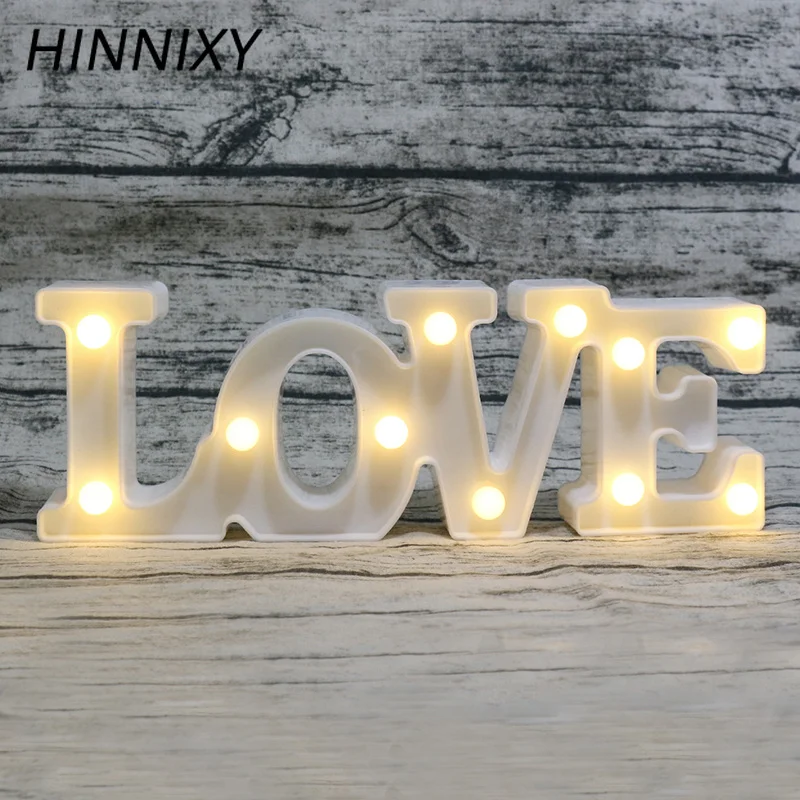 Hinnixy White Red LOVE Letters LED Night Light Big Size With DC 5V Wire Warm White Desk Decoration Lamp Valentine's Day Gift
Hinnixy White Red LOVE Letters LED Night Light Big Size With DC 5V Wire Warm White Desk Decoration Lamp Valentine's Day Gift