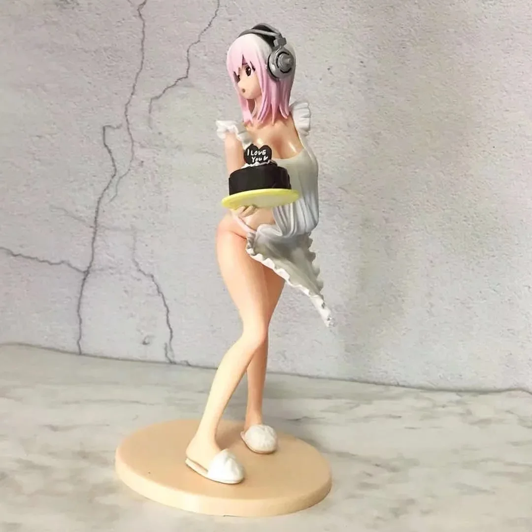 21cm Sexy SONICO Anime Action Figure Super Sonico Cake Sonic Valentine Ver Model toys Kids Valentine's Day Gift Toy 1/7 Scale
21cm Sexy SONICO Anime Action Figure Super Sonico Cake Sonic Valentine Ver Model toys Kids Valentine's Day Gift Toy 1/7 Scale