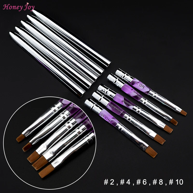 1PC #4/6/8/10 Nail Art Brush Builder Acrylic UV Gel Drawing Painting Pen for Nail Art Design Polish Brush Manicure Tool Kit
1PC #4/6/8/10 Nail Art Brush Builder Acrylic UV Gel Drawing Painting Pen for Nail Art Design Polish Brush Manicure Tool Kit